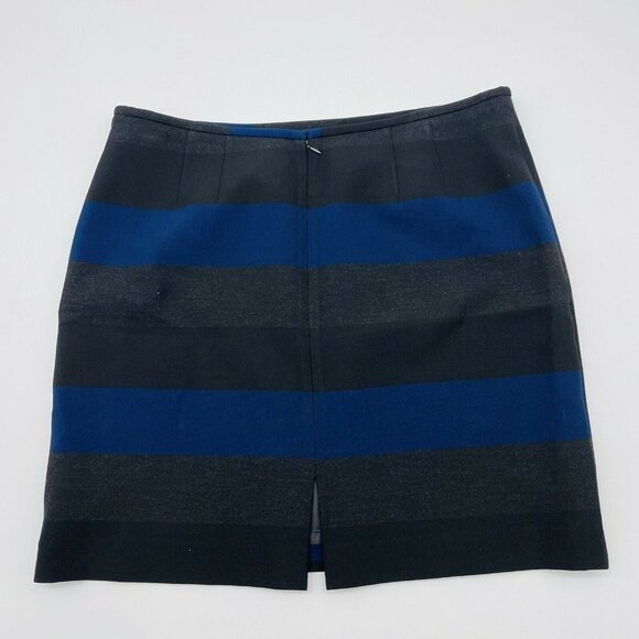 Tahari Arthur S Levine Petite Women Size 14P Striped Colorblock Pencil Skirt 783 - Picture 4 of 7